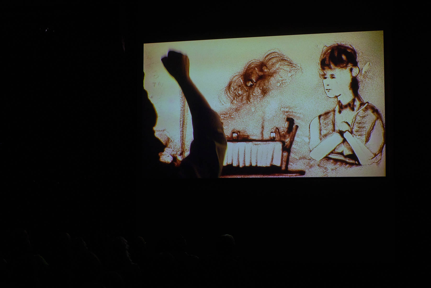 Sandmalerei Zeichnung